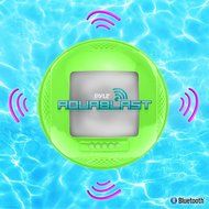Pyle PWR90DWT Aqua Blast Waterproof Bluetooth Floating Pool Speaker System with Built-In Rechargeable Battery... N3