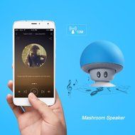 Mini Mushroom Style Bluetooth 2.1 Speaker With Suction Cup &amp; Built-in Microphone - Compatible with iPhone / iPad... N4