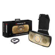 Monster Cable SuperStar 24K BackFloat High Definition Bluetooth Speaker (Black/Gold) N5