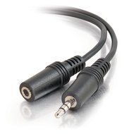 C2G / Cables To Go 13787 3.5 mm M/F shielded Stereo Audio Extension Cable (6 Feet/1.82 Meters) N7