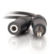 C2G / Cables To Go 13787 3.5 mm M/F shielded Stereo Audio Extension Cable (6 Feet/1.82 Meters) N8