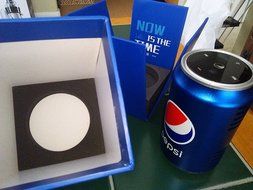 Pepsi Can Mini Audio MP3 /FM Radio Player/Speaker/Voice Box TF/Micro SD Card N3