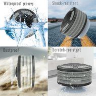 MoKo Bluetooth Speaker, Shower Bluetooth 4.0 Wireless Speaker, Waterproof &amp; Shockproof, with Multiple Color LED... N2