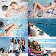 MoKo Bluetooth Speaker, Shower Bluetooth 4.0 Wireless Speaker, Waterproof &amp; Shockproof, with Multiple Color LED... N5