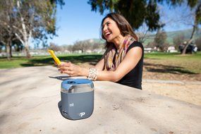 BeatStreet Bluetooth Speaker for Mobile Devices By Patriot - Up to 8 Hours of HD Audio Playtime - PCBTSCNFC-GY... N5