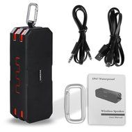 [New Version] AIRWALKS Portable Wireless Bluetooth Speaker IP67 with 10-Hour Playtime, Built-in Mic, Carabiner... N9
