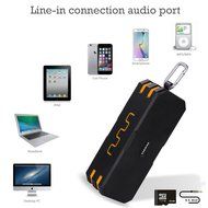 [New Version] AIRWALKS Portable Wireless Bluetooth Speaker IP67 with 10-Hour Playtime, Built-in Mic, Carabiner... N14