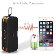 [New Version] AIRWALKS Portable Wireless Bluetooth Speaker IP67 with 10-Hour Playtime, Built-in Mic, Carabiner... N16