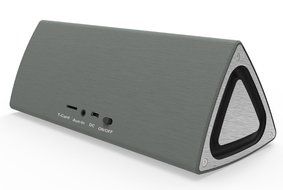 Uniox Portable Wireless Speaker Hi-Fi Enhance Bass Powerful 10W (5Wx2) Digital Tube Display (Gray) N4