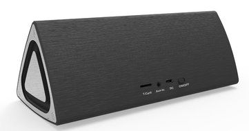 Uniox Portable Wireless Speaker Hi-Fi Enhance Bass Powerful 10W (5Wx2) Digital Tube Display (Gray) N8