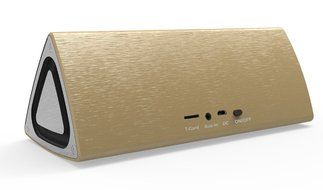 Uniox Portable Wireless Speaker Hi-Fi Enhance Bass Powerful 10W (5Wx2) Digital Tube Display (Gray) N12