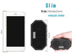 Universal Maxmore Bluetooth V4.0 Waterproof IP65 Mini Portable Wireless/Wired Speaker For Computer/Cellphone And... N8