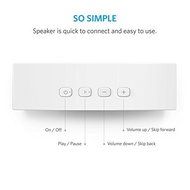 Anker Premium Stereo Bluetooth 4.0 Speaker (A3143), 20W Output from Dual 10W Drivers, with Two Passive Subwoofers... N6
