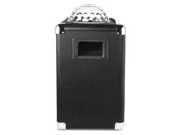 ION Audio Block Party Live | Portable Bluetooth Speaker System with Party Lights and Wheels &amp; Handle for Transport... N16