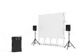 12' Backyard Theater Systems(tm) W/Optoma 500HD Projector+WiFi N2