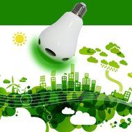 LiKee Bluetooth LED Speaker Smart Speaker with Remote Control