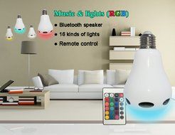 LiKee Bluetooth LED Speaker Smart Speaker with Remote Control N2
