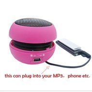 Portable USB Mp3 Stereo Mini Speaker Music MP3 Player Amplifier Loudspeaker White N7
