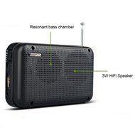 Soondar Mini MP3 Stereo System and FM Clock Radio, Support Micro SD Card, USB Port &amp; AUX Jack (3.5mm Audio In)... N2
