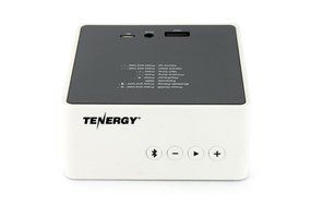 Tenergy Music PowerBox Bluetooth Speaker &amp; Built-in 5000mAh Power Bank (White) N6