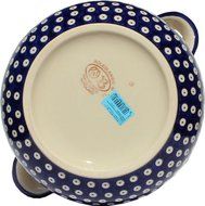 Polish Pottery Soup Tureen with Ladle 1004/1367-41 N3