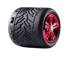 Creative Tire Shape Portable Wireless Bluetooth Speaker, Powerful Sound with Enhanced Bass, 6 Hour Battery Life...