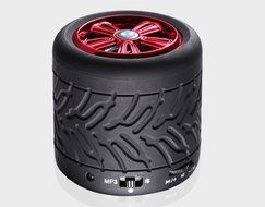 Creative Tire Shape Portable Wireless Bluetooth Speaker, Powerful Sound with Enhanced Bass, 6 Hour Battery Life... N2