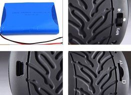 Creative Tire Shape Portable Wireless Bluetooth Speaker, Powerful Sound with Enhanced Bass, 6 Hour Battery Life... N5