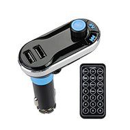 Handsfree Car Kit Wireless Radio Audio FM Transmitter MP3 Player Color Red N2