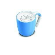 GEAR4 Espresso Small Coffee Cup Style Bluetooth Speaker with Carabineer Handle Clip (Pastel Pink) N5