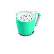 GEAR4 Espresso Small Coffee Cup Style Bluetooth Speaker with Carabineer Handle Clip (Pastel Pink) N10