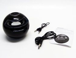 Tera Grand Premium Bluetooth Wireless Speaker with Microphone - Retail Packaging - Black N6