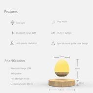 Warm White LED Bulb Portable Levitating Bluetooth Speaker,Floating Maglev Speaker N2