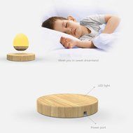 Warm White LED Bulb Portable Levitating Bluetooth Speaker,Floating Maglev Speaker N5