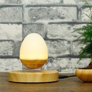 Warm White LED Bulb Portable Levitating Bluetooth Speaker,Floating Maglev Speaker N6
