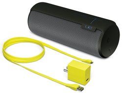 UE MEGABOOM Charcoal Black Wireless Mobile Bluetooth Speaker - Waterproof and Shockproof - (Certified Refurbished) N4