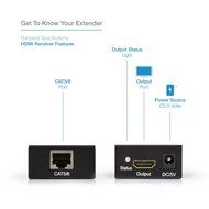 Expert Connect | 1x4 HDMI Splitter | 4 Port | 1 in - 4 out | Full HD/3D | 1080P | HDMI 1.3 | HDTV | PS4 / PS3... N46