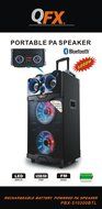 QFX PBX-510200BTLBL Portable Bluetooth PA Speaker - Blue N2
