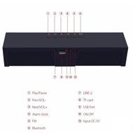 AUSID Bluetooth Speaker, Outdoor Sports Surround Stereo Sound Bar, Mini Portable Wireless HIFI Subwoofer Sound... N3