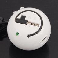 TOOGOO(R) Mini Portable Travel Bass Speaker for iPod iPhone MP3 Mobile Phone White N5
