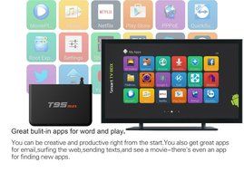 Epteam Android tv box 32GB ROM 2GB RAM T95 Max Amlogic S905 Quad-Core cortex-A53 Android 5.1 Kodi 16.0 2.4G/5G... N7
