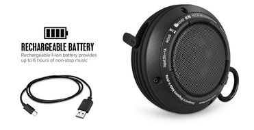 Divoom VOOMBOX TRAVEL Orange Outdoor WATER RESISTANT Bluetooth Portable Speaker with Mic for Apple iphone 5, 4s... N7