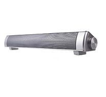 Silver Soundbar Portable Bluetooth Speaker Deep Bass USB