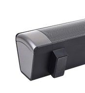 Silver Soundbar Portable Bluetooth Speaker Deep Bass USB N2