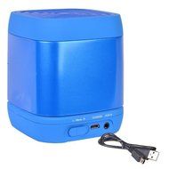 Q Experience Cube Mono Wireless Bluetooth Speaker - Blue