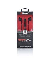 2BOOM Wired In Ear Buds Sport Noise Headphone Isolating Mic Comfort Boom buds Black N2
