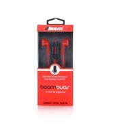 2BOOM Wired In Ear Buds Sport Noise Headphone Isolating Mic Comfort Boom buds Black N6