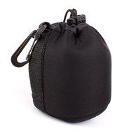 DURAGADGET Jet Black Small-Sized Protective Pouch in Neoprene for BLKBOX POP360 Bluetooth Speaker