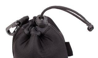 DURAGADGET Jet Black Small-Sized Protective Pouch in Neoprene for BLKBOX POP360 Bluetooth Speaker N3
