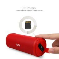 [Best Outdoor Speakers]MIFA F5 Portable Bluetooth Wireless Stereo Speaker (red) N4